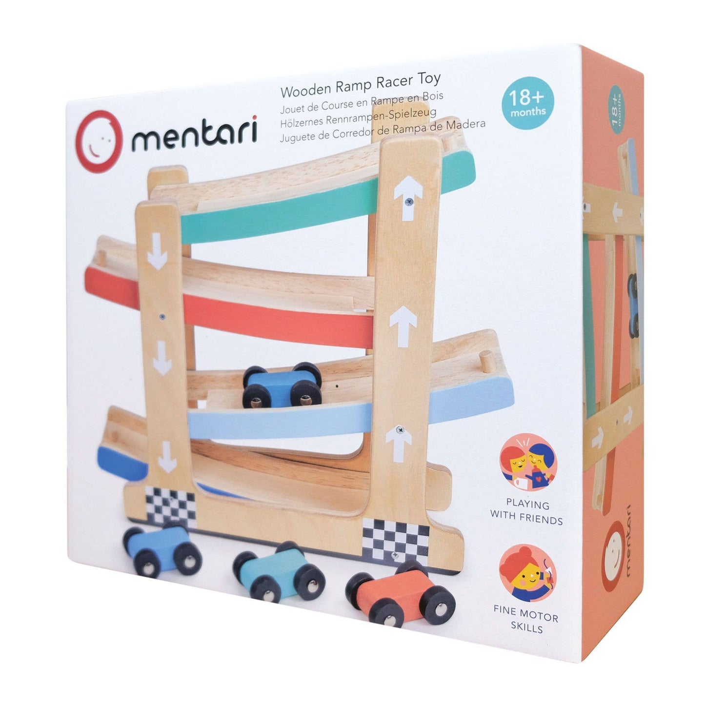 Mentari Toys | Wooden Ramp Racer Toy Kinderhood Distribution Inc.