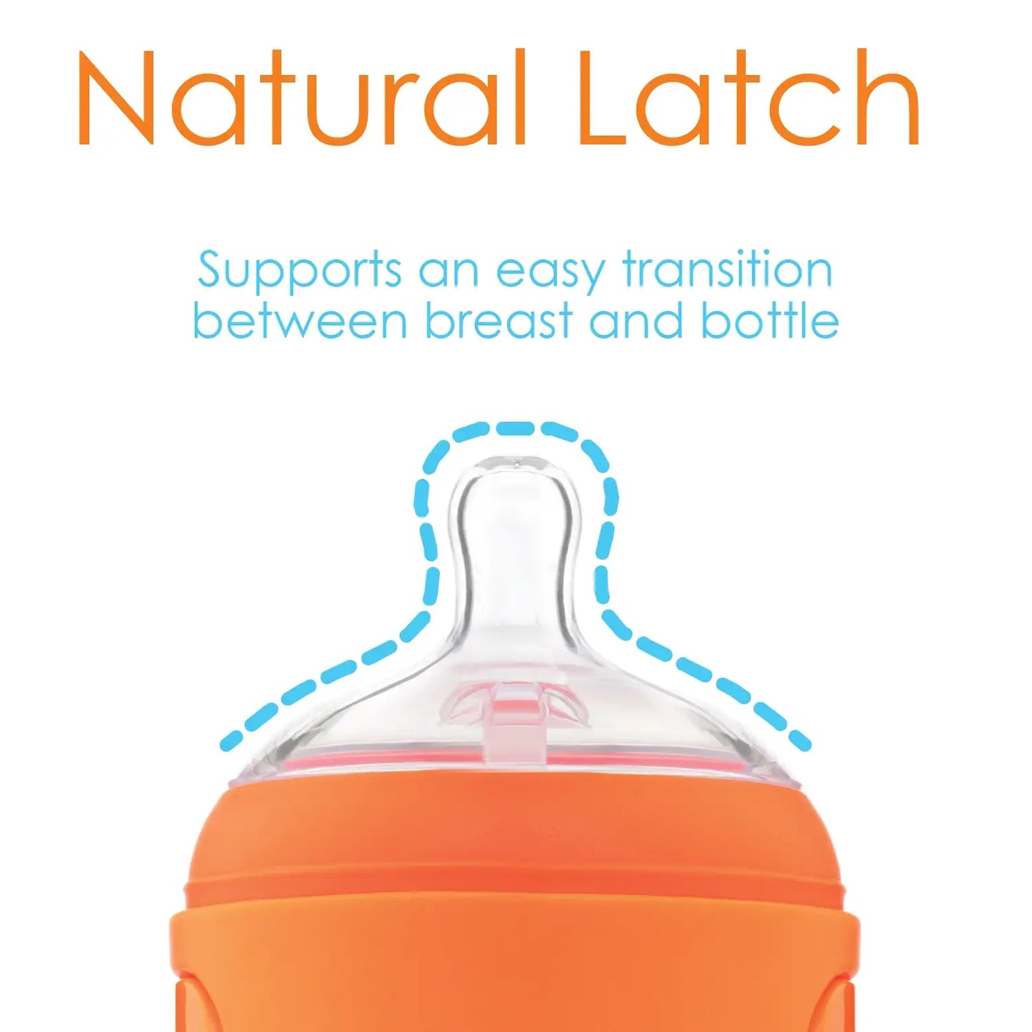 PopYum - Wide Neck Bottle Nipples, 2-pack