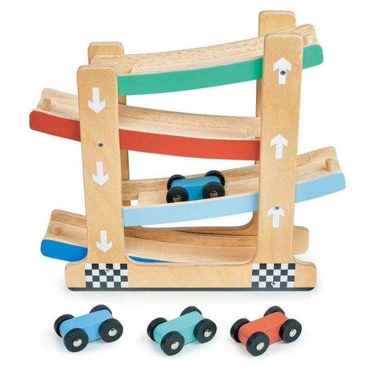 Mentari Toys | Wooden Ramp Racer Toy Kinderhood Distribution Inc.