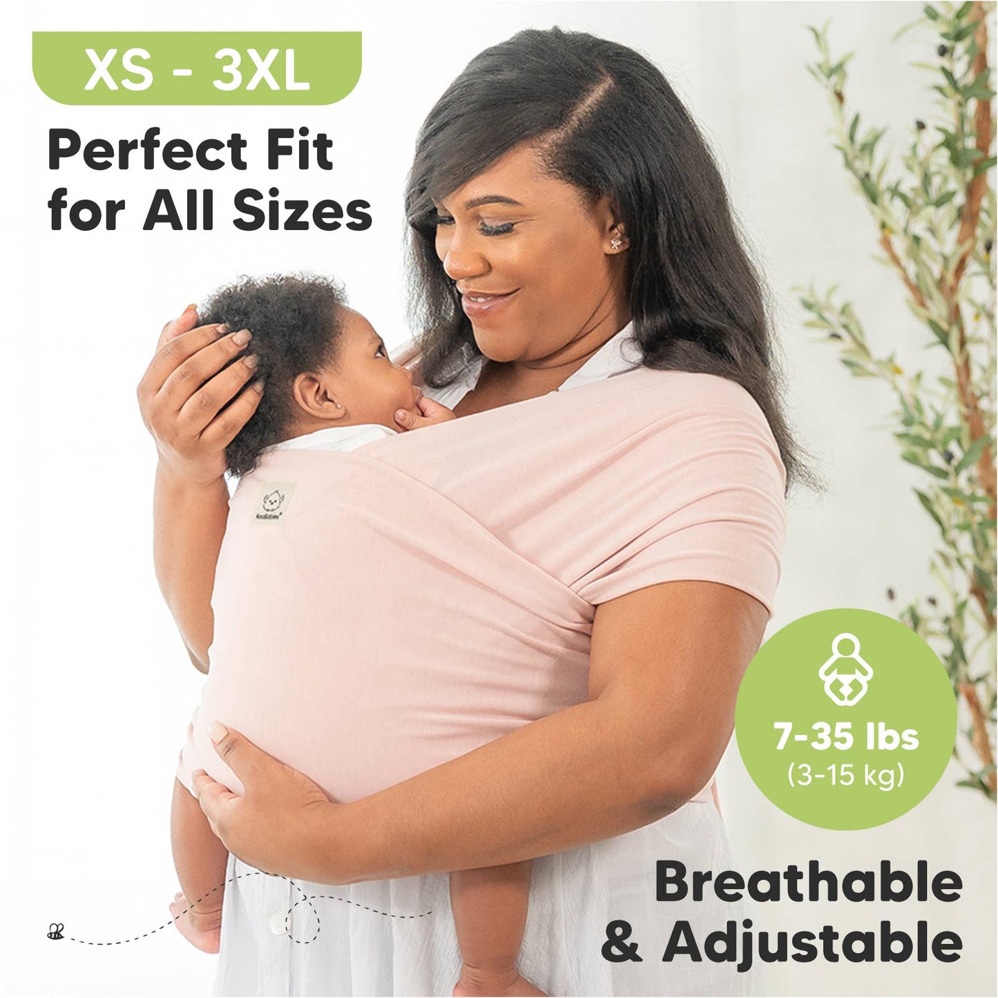 KeaBabies - Original Baby Wrap Carrier