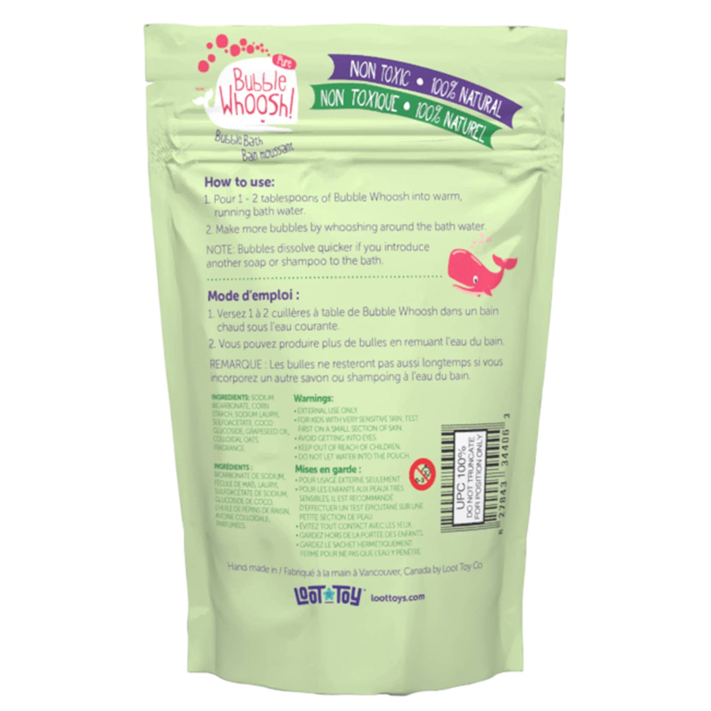 Bubble Whoosh - PURE Bubble Bath Loot Toy Company