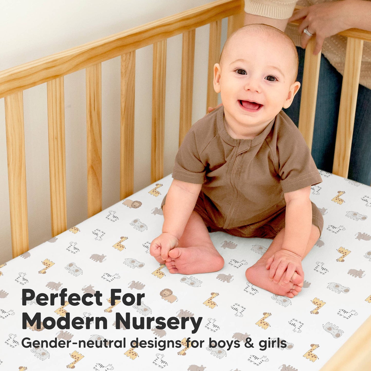 KeaBabies - 2pk Waterproof Crib Sheets, Baby Mattress Protector KeaBabies