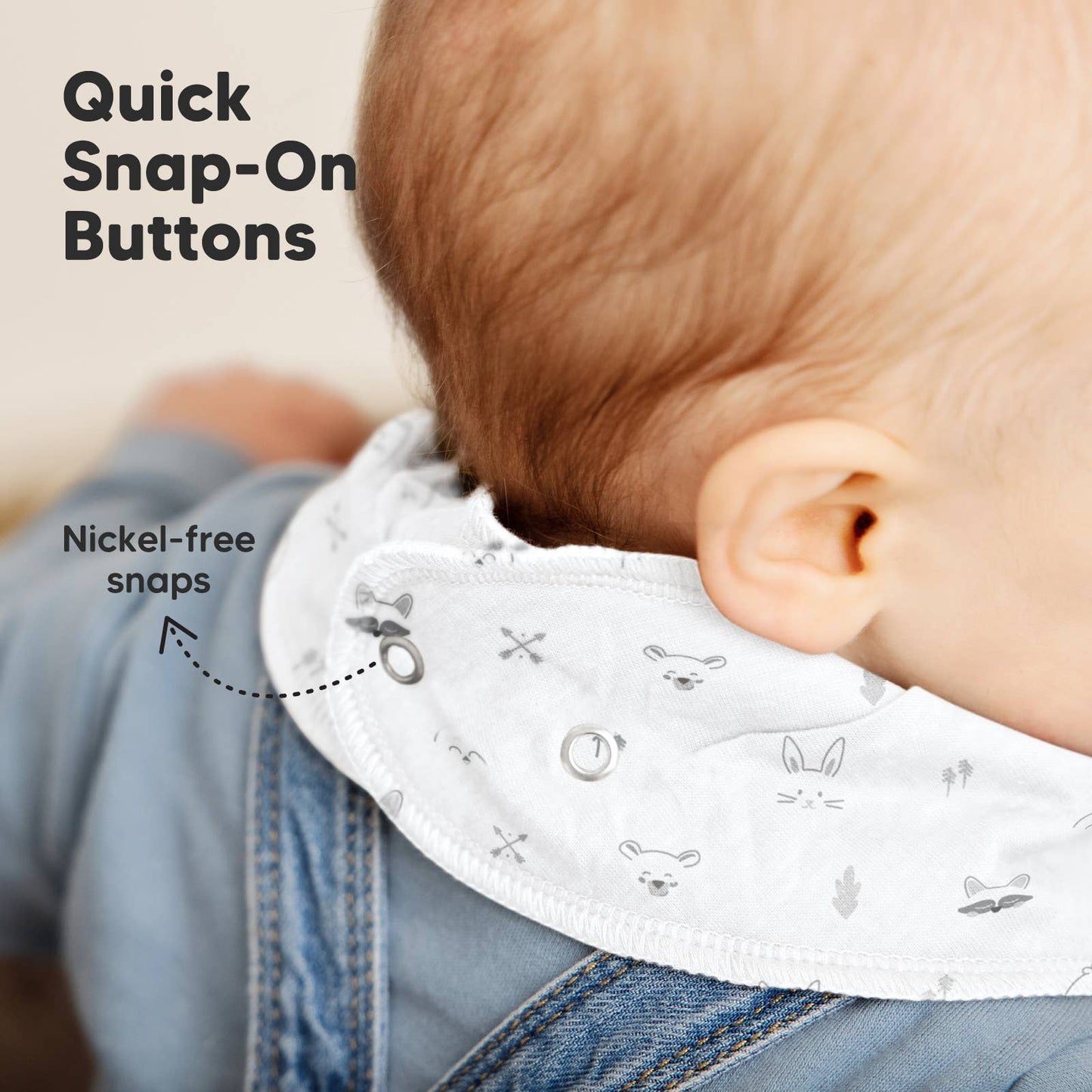 KeaBabies - 8-pack Baby Bandana Bibs for Boys and Girls
