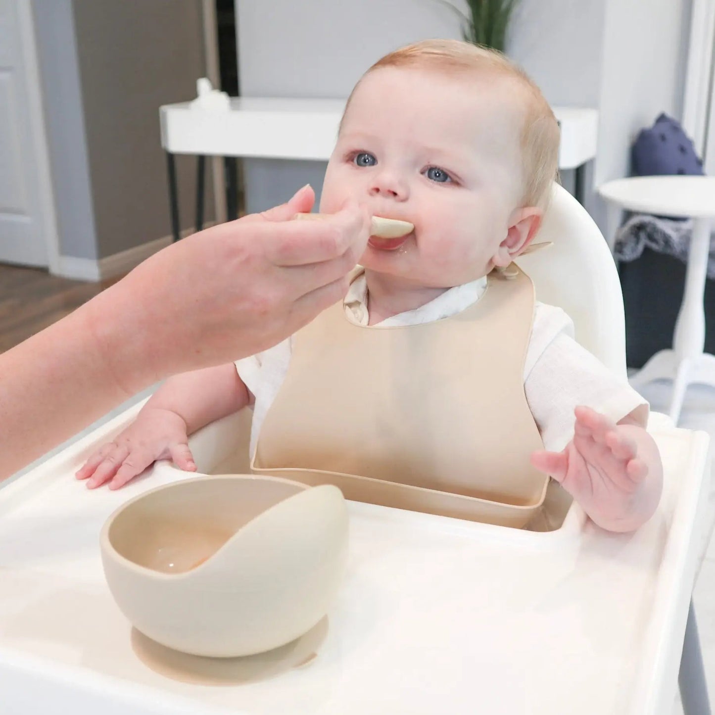 Baby Bliss - Silicone Bib - Sage