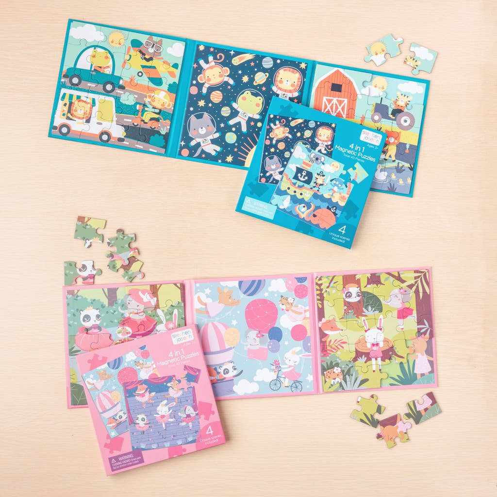 Stephen Joseph - Magnetic 4-1 Puzzle Book