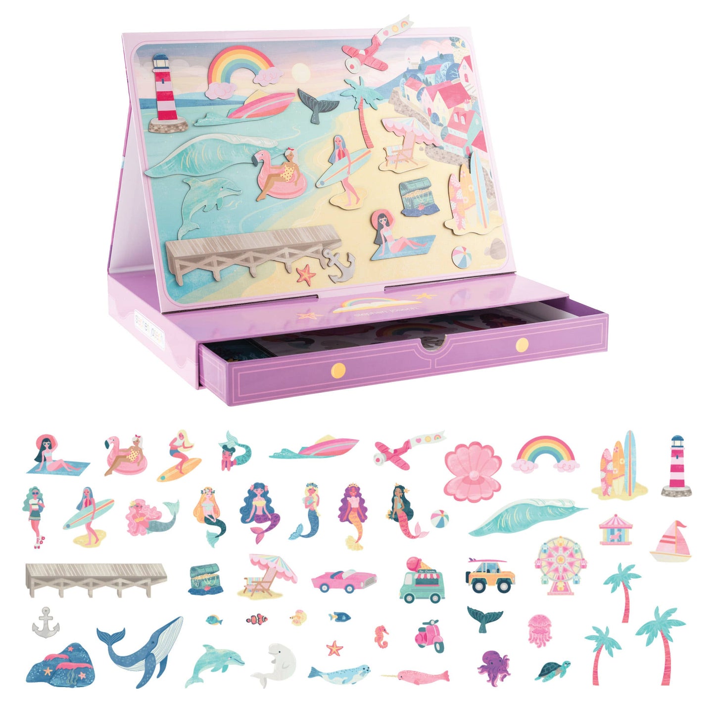 Stephen Joseph - Magnetic Scene Drawer Toy Set for Kids