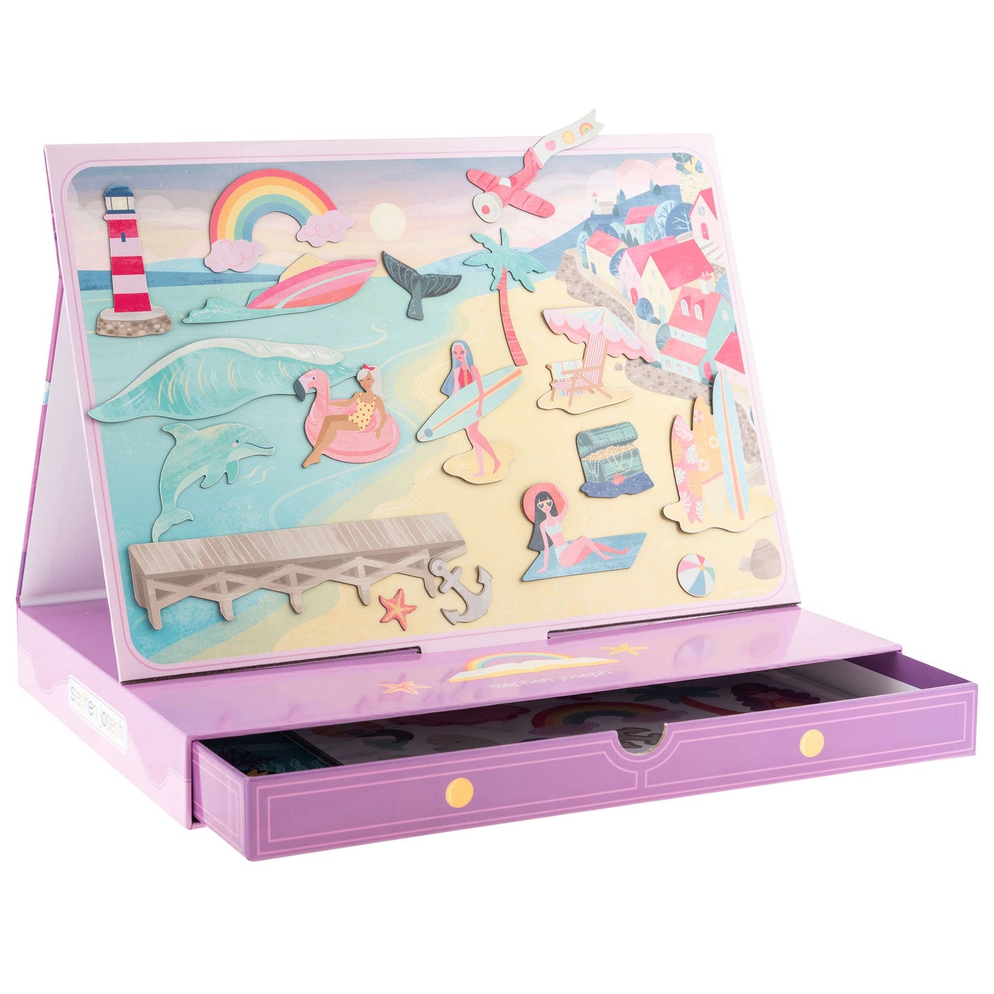 Stephen Joseph - Magnetic Scene Drawer Toy Set for Kids