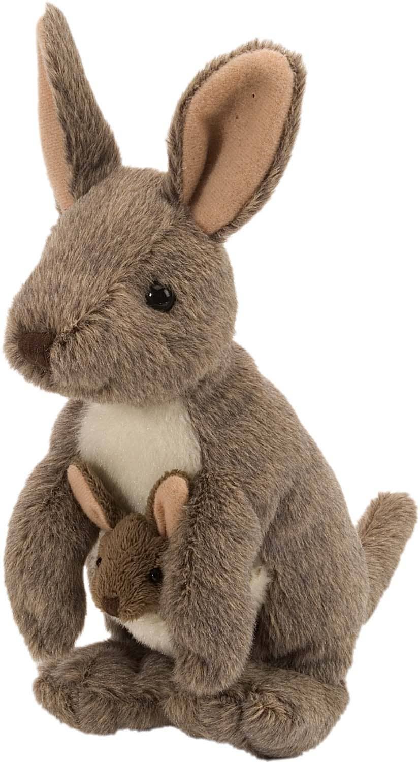 Wild Republic - CK-Mini Kangaroo W/Joey Stuffed Animal 8"