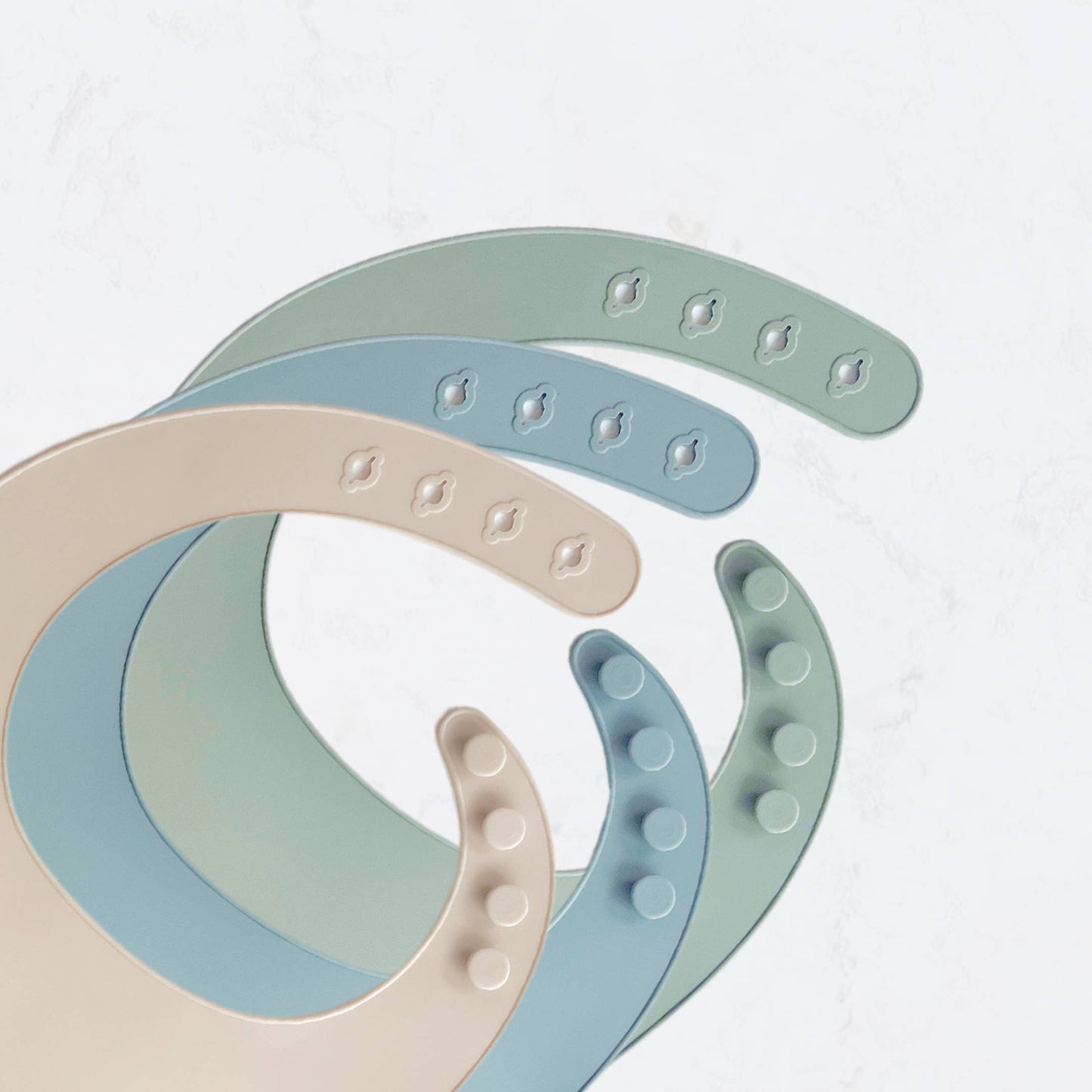 Baby Bliss - Silicone Bib - Sage