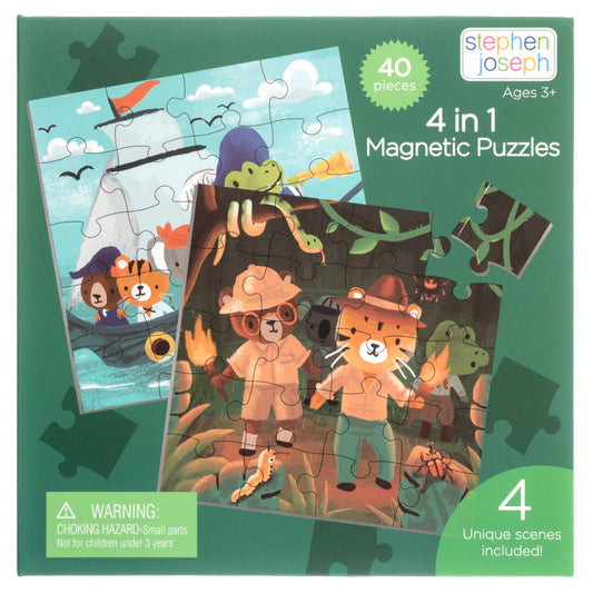 Stephen Joseph - Magnetic 4-1 Puzzle Book Stephen Joseph Gifts