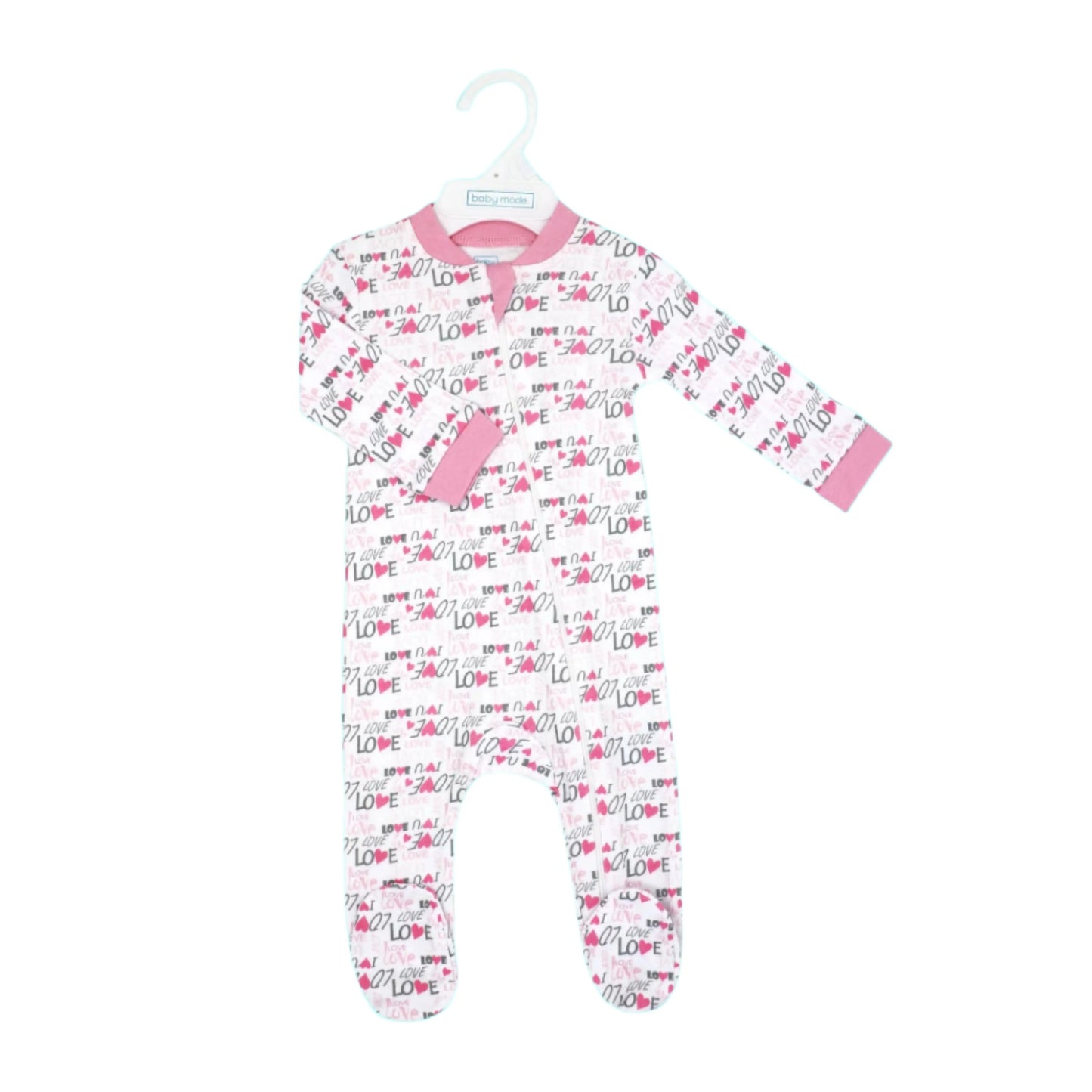 Baby Mode Interlock Coverall: Loved Rose Textiles