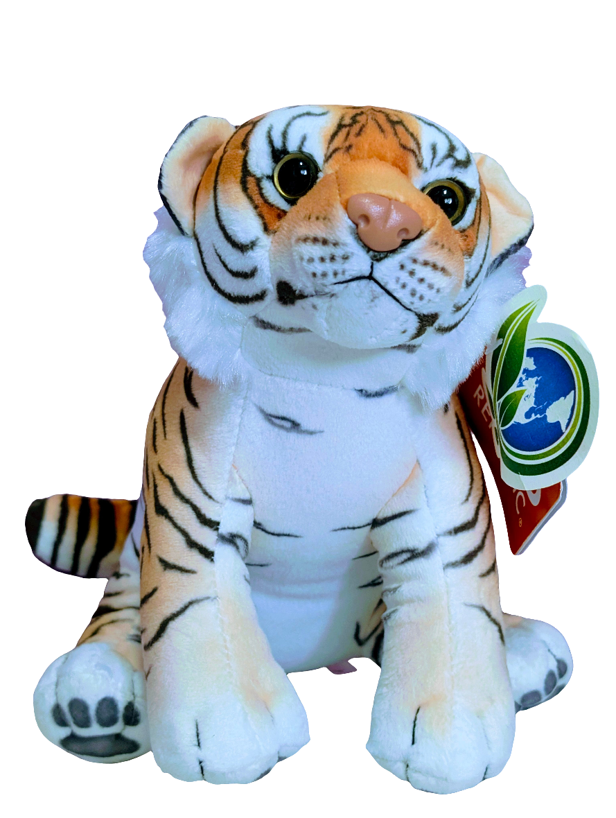 Wild Republic - Living Earth-CK Mini Tiger Stuffed Animal 8" Wild Republic