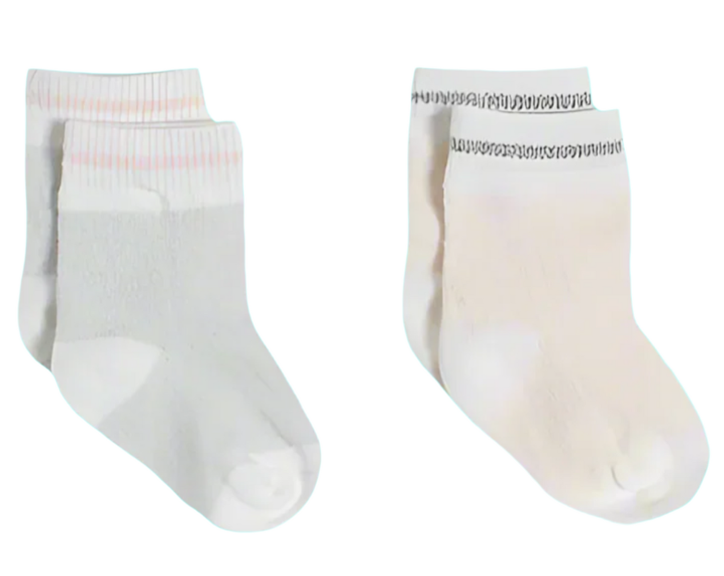 Snugabye - 2pk Infant Boot Sock (12-24mos)
