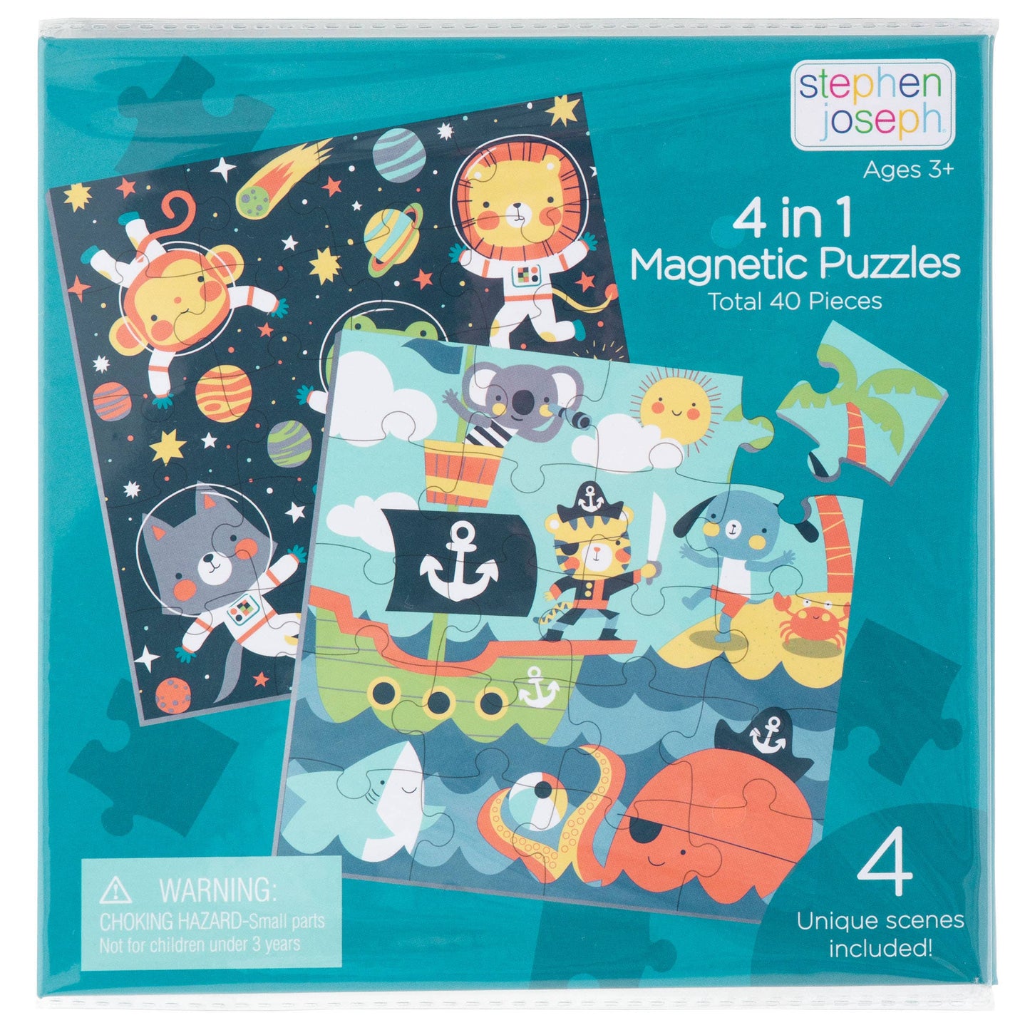 Stephen Joseph - Magnetic 4-1 Puzzle Book