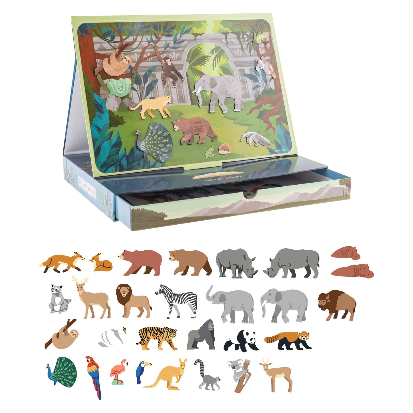 Stephen Joseph - Magnetic Scene Drawer Toy Set for Kids