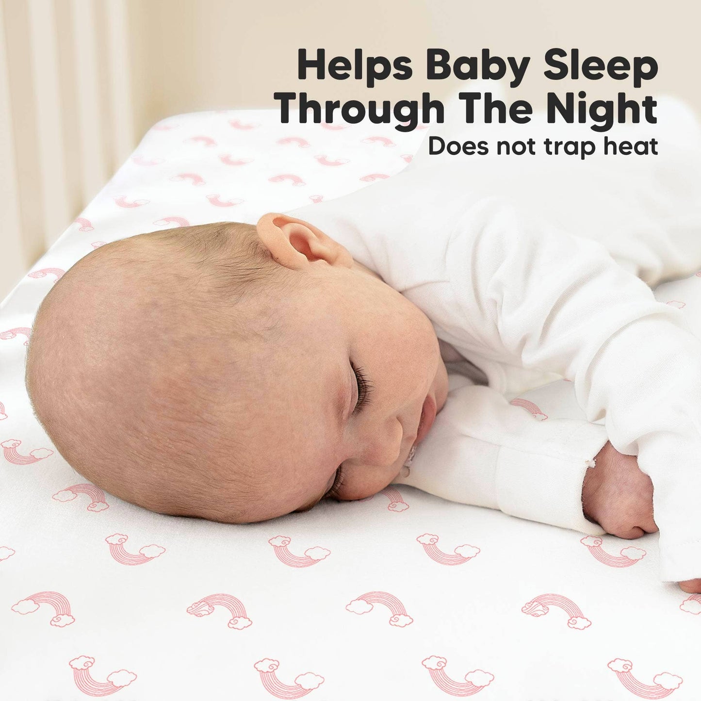 KeaBabies - 2-pack Organic Cotton Fitted Crib Sheet