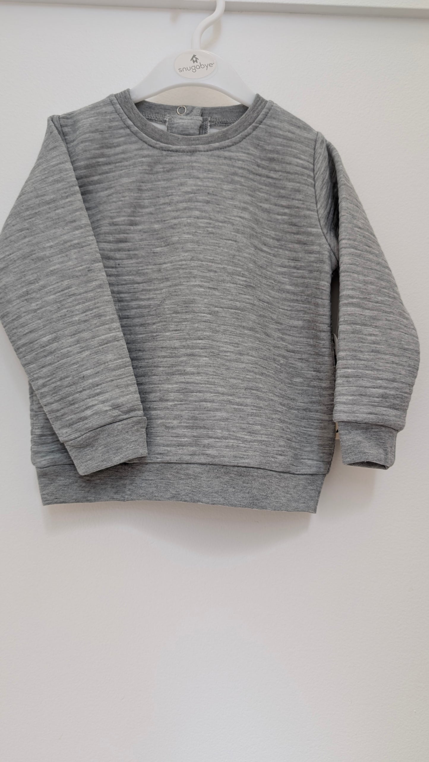 Snugabye - Dream 2pc Cozy Quilted Set - Light Grey