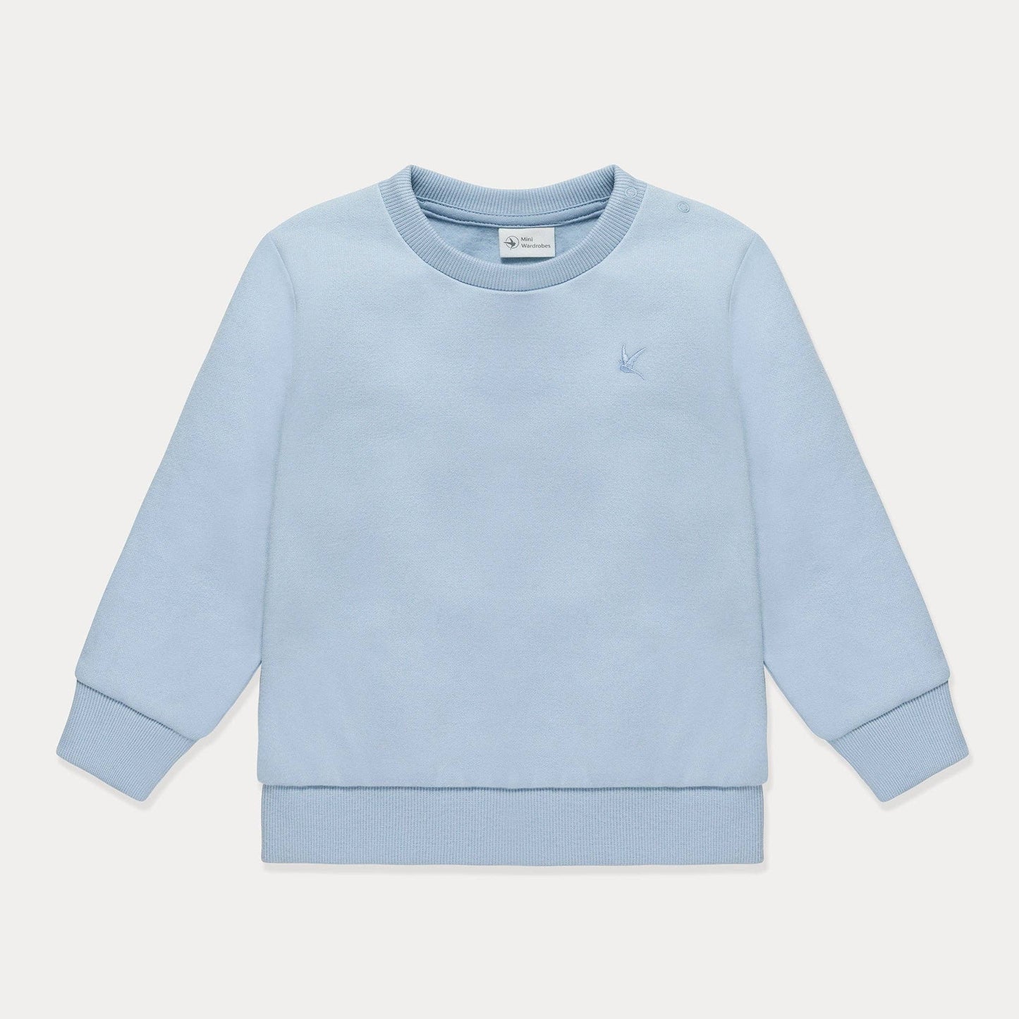 Mini Wardrobes - Baby Sweatshirt, Soft Fleece Cotton Crewneck Infant Sweatshirt Mini Wardrobes