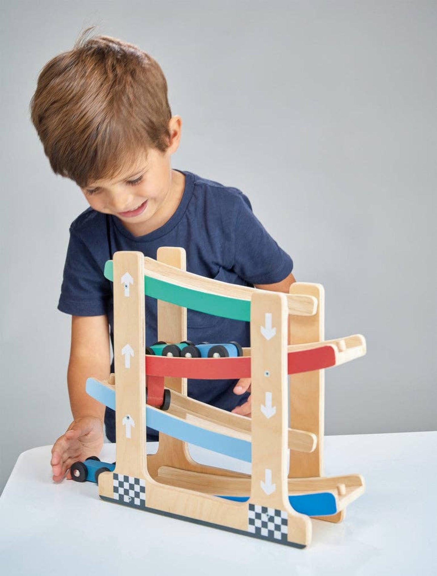 Mentari Toys | Wooden Ramp Racer Toy