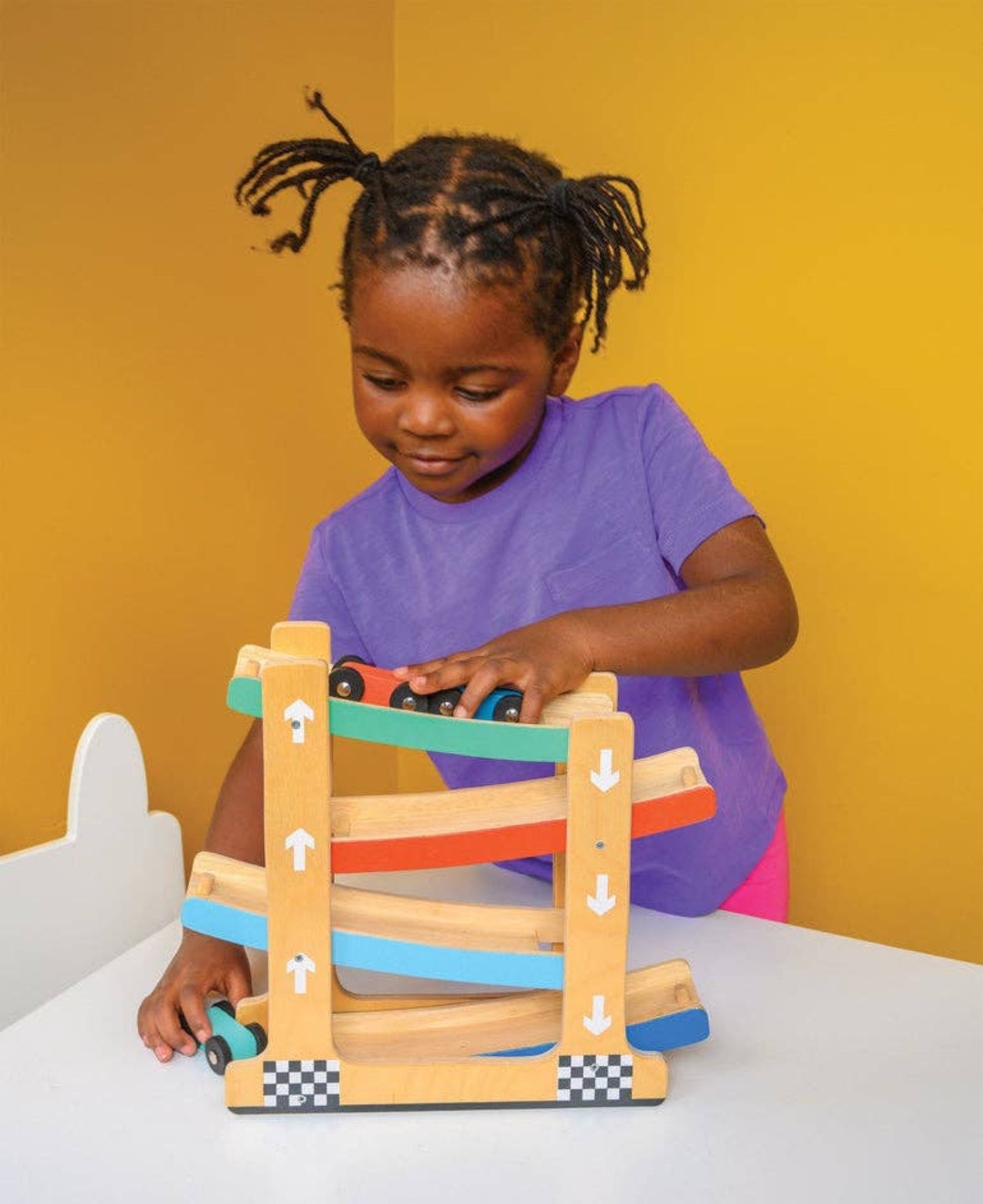Mentari Toys | Wooden Ramp Racer Toy