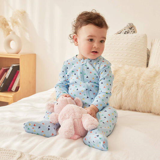 Mini Wardrobes - Footed Pajamas Baby Boy, Baby Jumpsuit, Baby Coveralls, Rib Cotton Mini Wardrobes