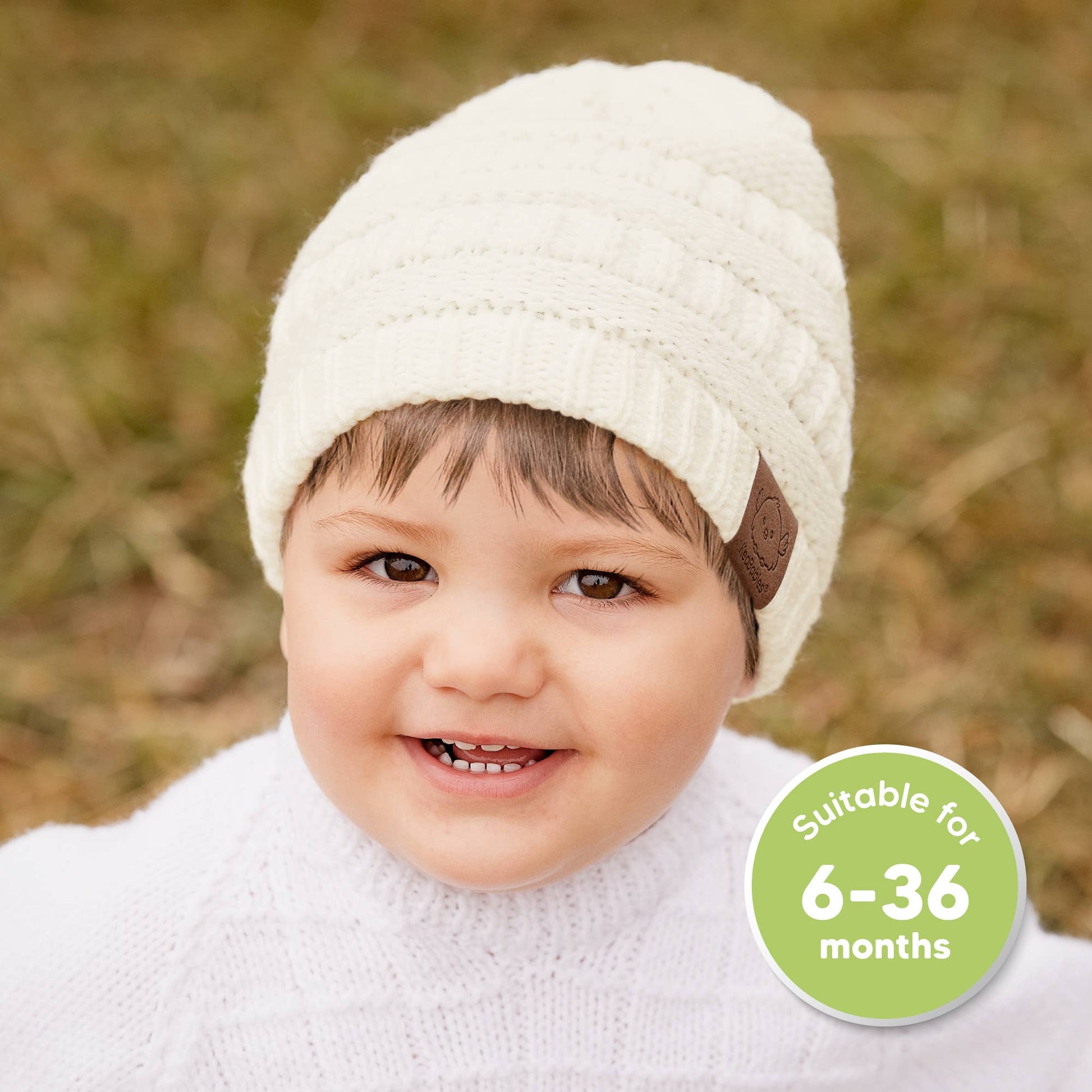 KeaBabies - 3-Pack Warmzy Baby Beanies (Sweet Pea, 6-36mos) KeaBabies