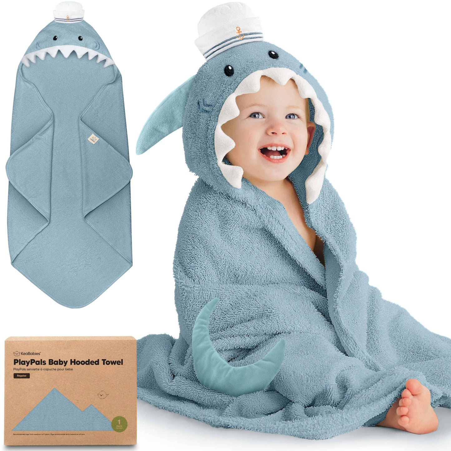 KeaBabies - Playpals Hooded Baby Bath Towels KeaBabies