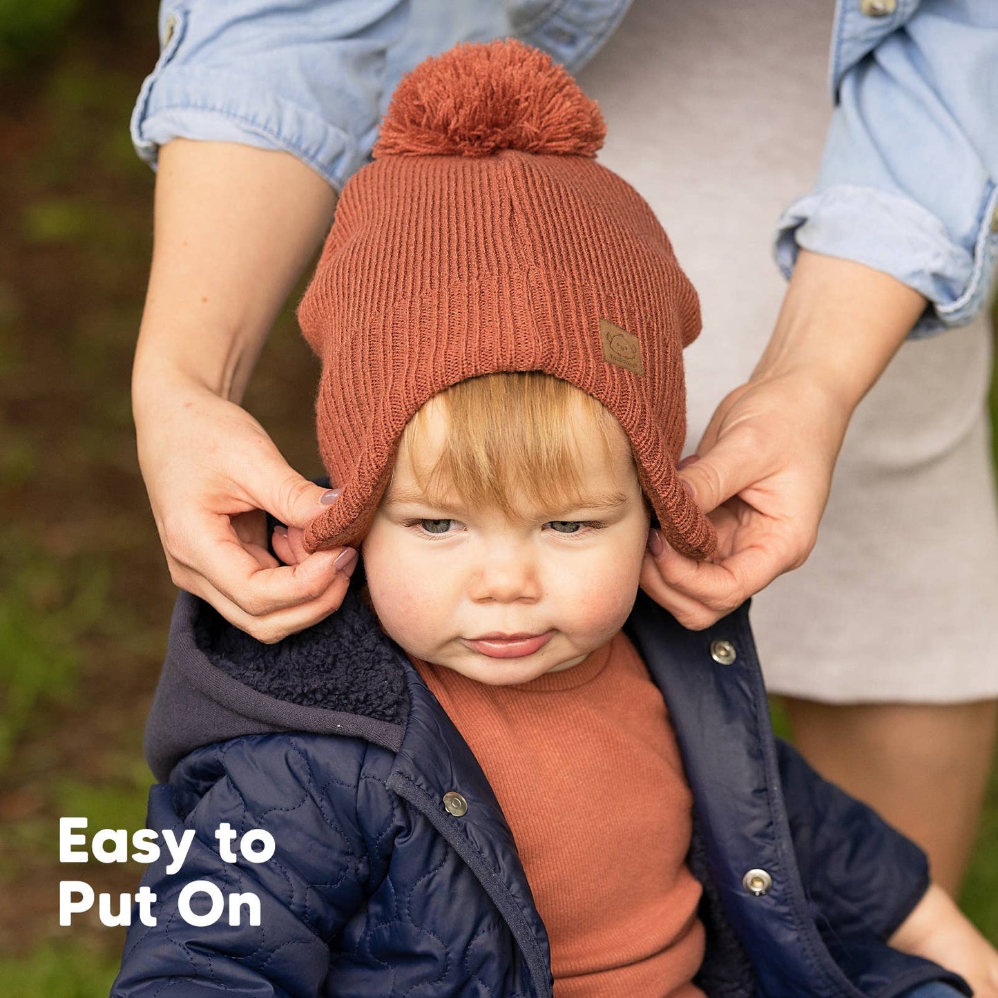KeaBabies - Muff Baby Beanie for Newborn Baby Boys and Girls