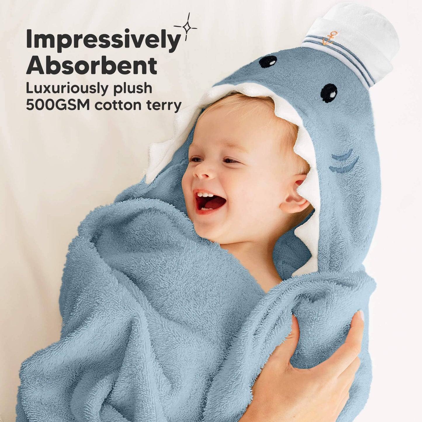 KeaBabies - Playpals Hooded Baby Bath Towels KeaBabies