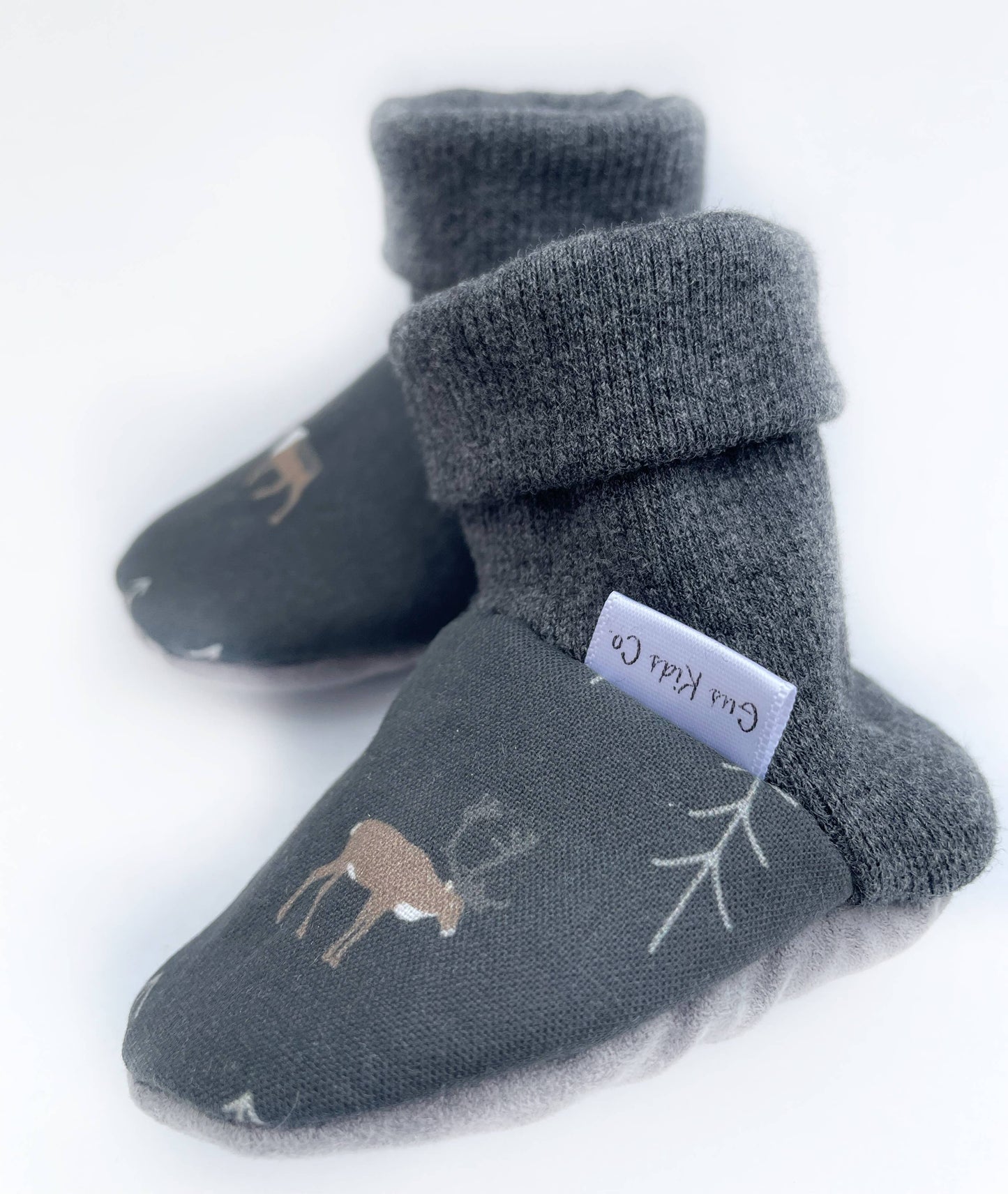 Gus Kids Co. - Moose Forest Baby Booties  Gus Kids Co.