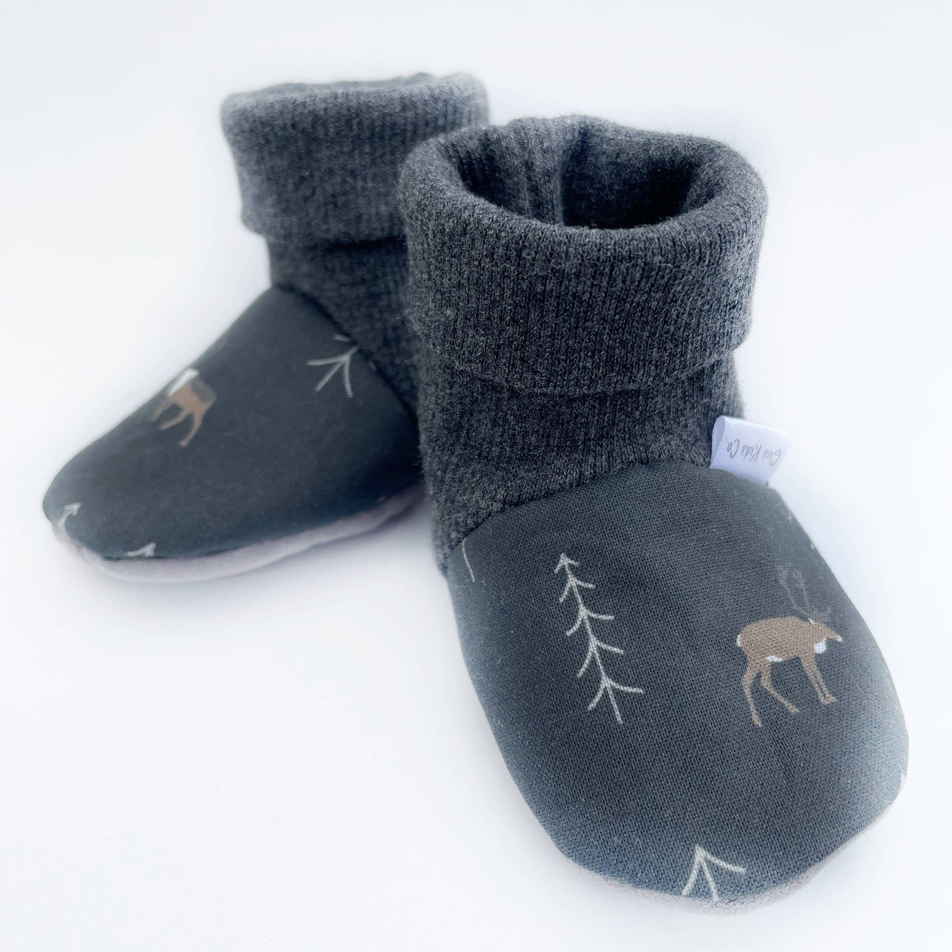 Gus Kids Co. - Moose Forest Baby Booties  Gus Kids Co.