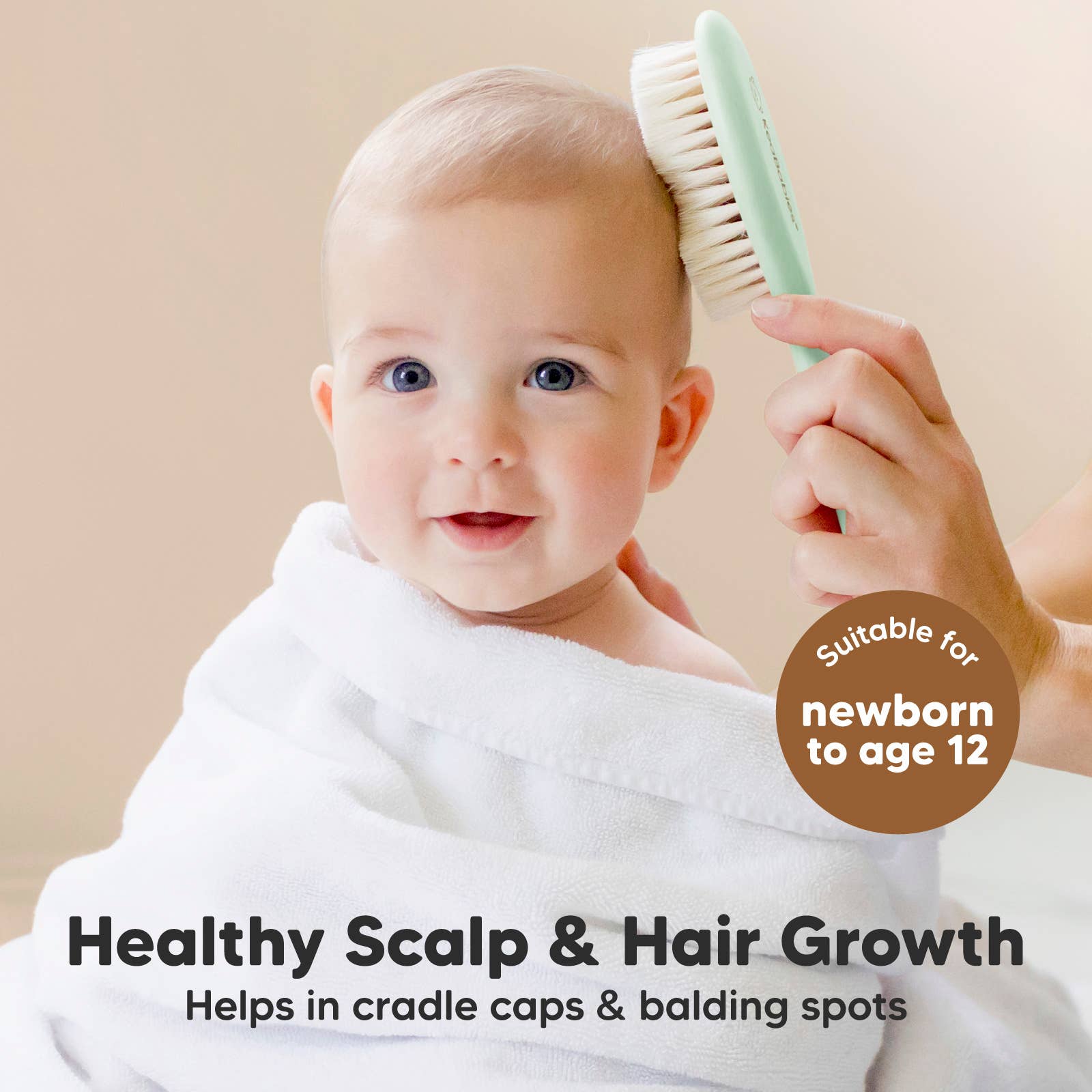 KeaBabies - Baby Hair Brush and Comb Set KeaBabies