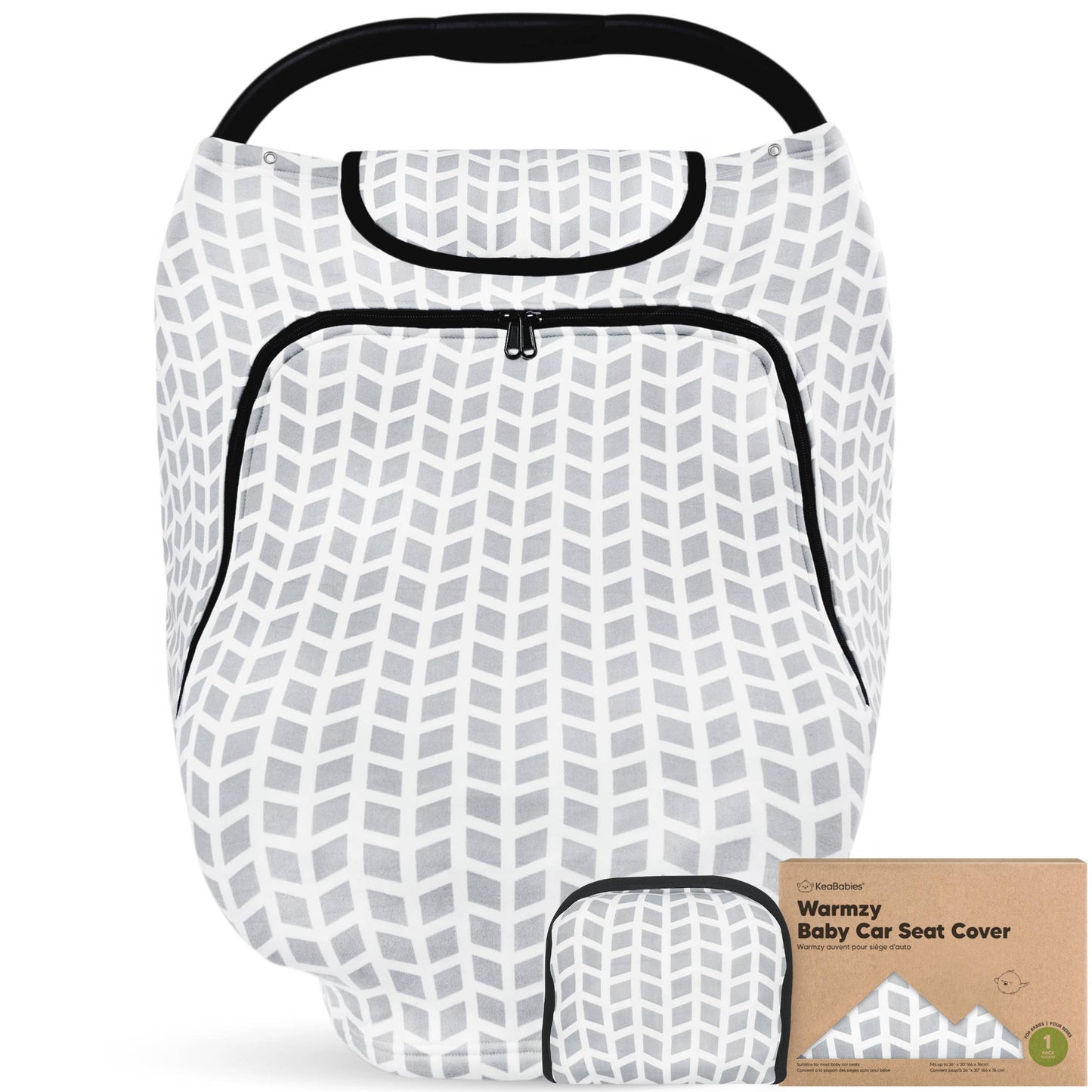 KeaBabies - Warmzy Baby Carseat Cover (Kite) KeaBabies