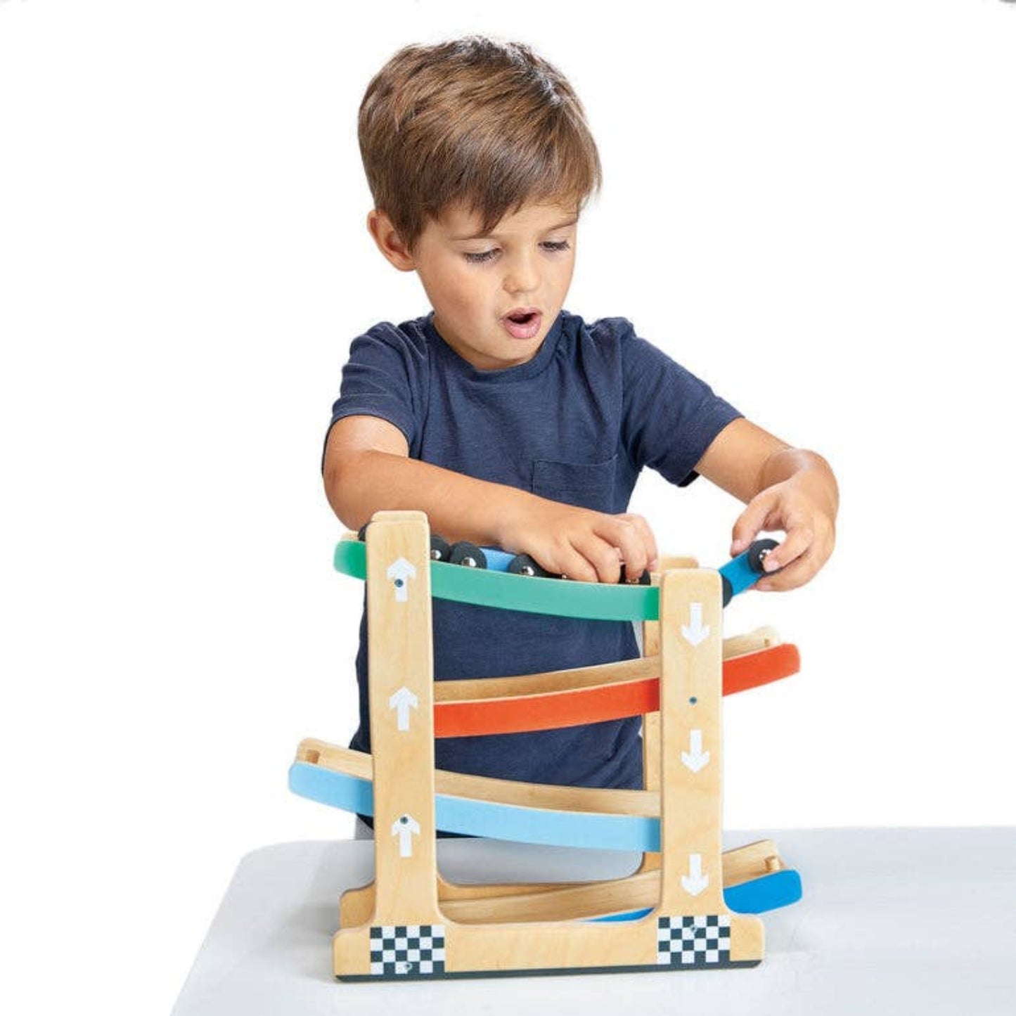 Mentari Toys | Wooden Ramp Racer Toy