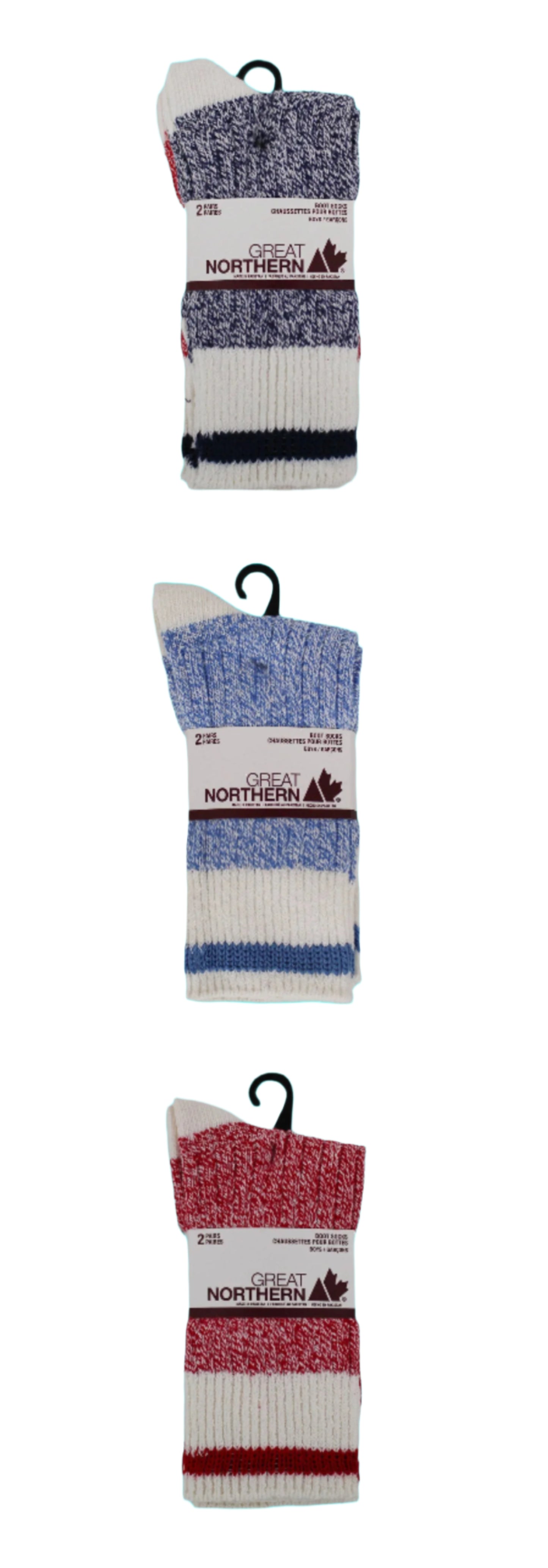 Great Northern- Boys 2 pack Ribbed Boot Socks 4-6 years old