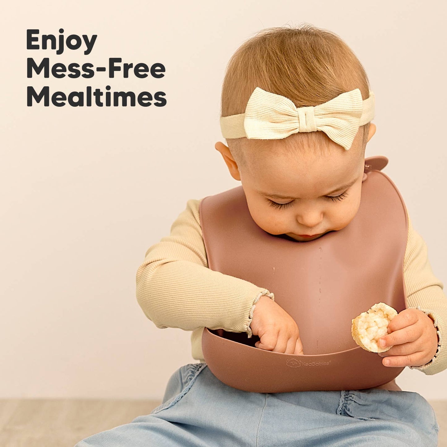 KeaBabies - 2-Pack Prep Silicone Bibs for Babies, Toddlers, Boys, Girls KeaBabies