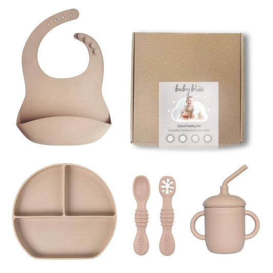 Baby Bliss - Infant Feeding Set, Baby Mealtime Gift Set with Box