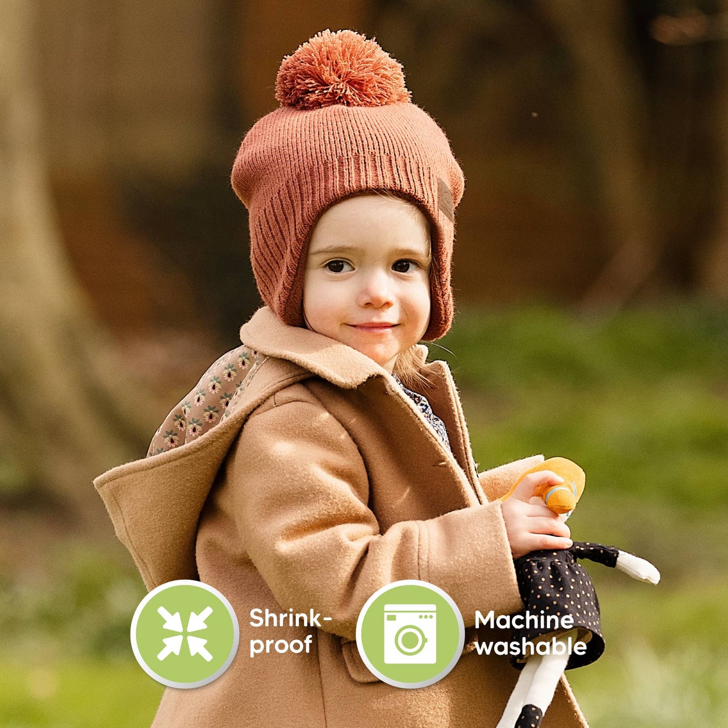 KeaBabies - Muff Baby Beanie for Newborn Baby Boys and Girls
