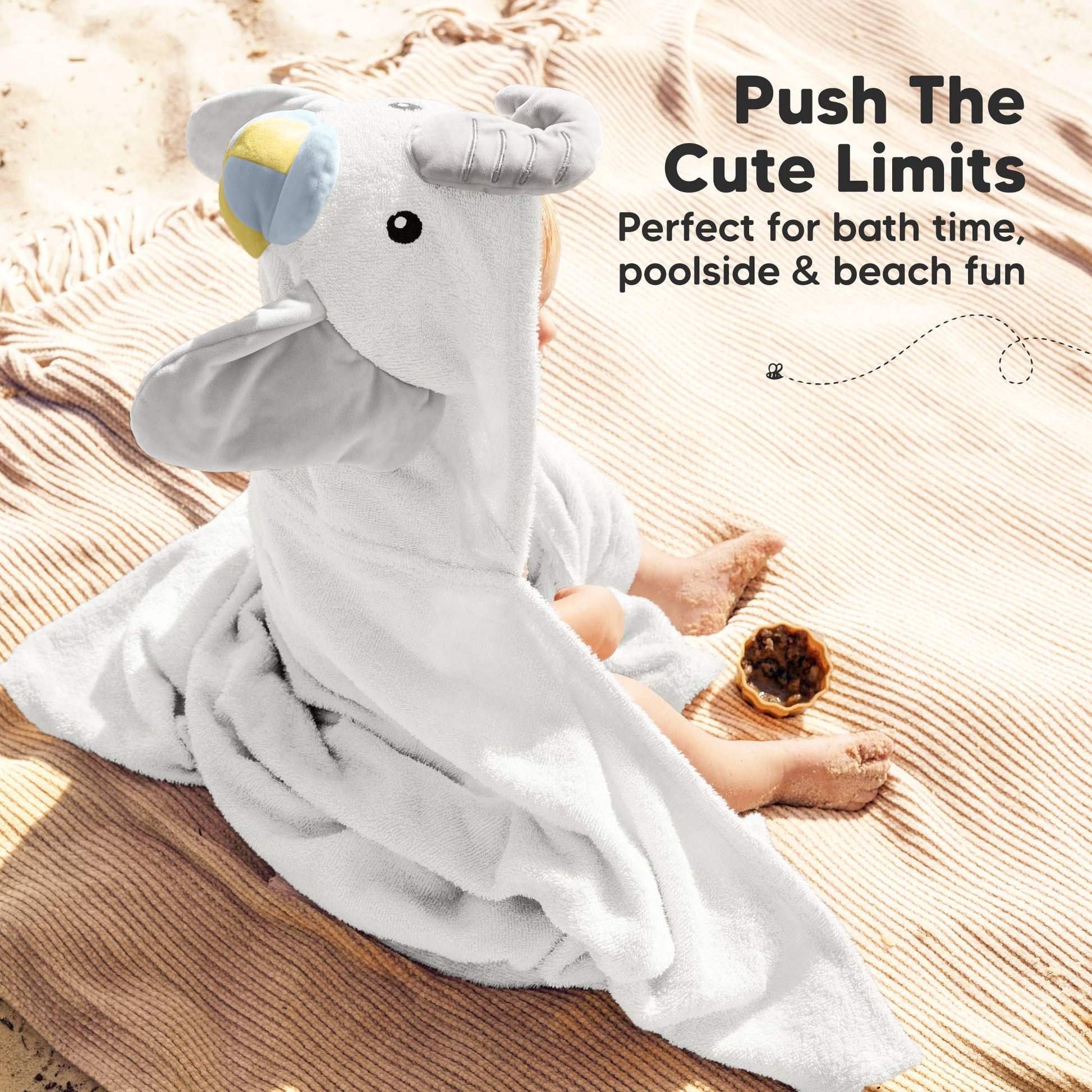 KeaBabies - Playpals Hooded Baby Bath Towels KeaBabies