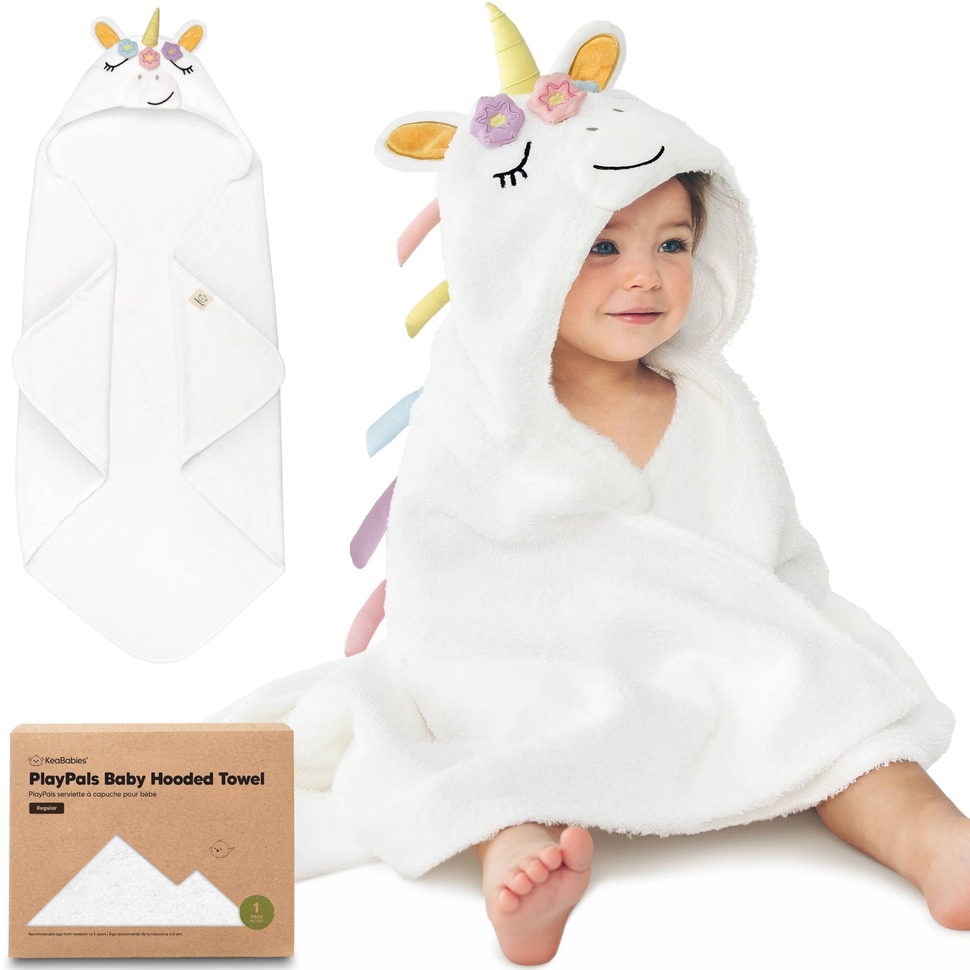KeaBabies - Playpals Hooded Baby Bath Towels KeaBabies