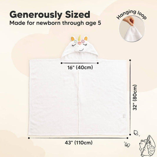 KeaBabies - Playpals Hooded Baby Bath Towels KeaBabies