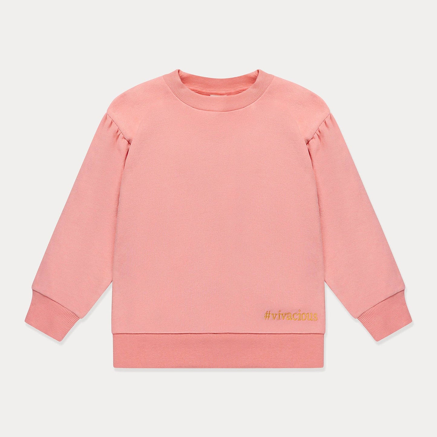 Mini Wardrobes - Toddler Sweatshirt Girls Crewneck Sweatshirt, Soft Fleece Cotton Mini Wardrobes