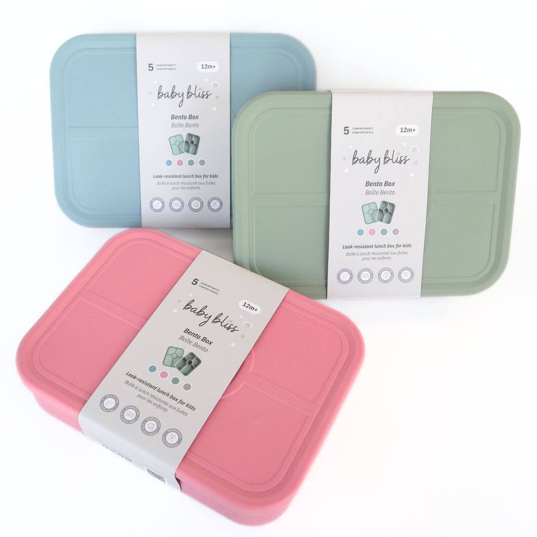 Baby Bliss - Kids Bento Box, Leak-Proof & 100% Silicone