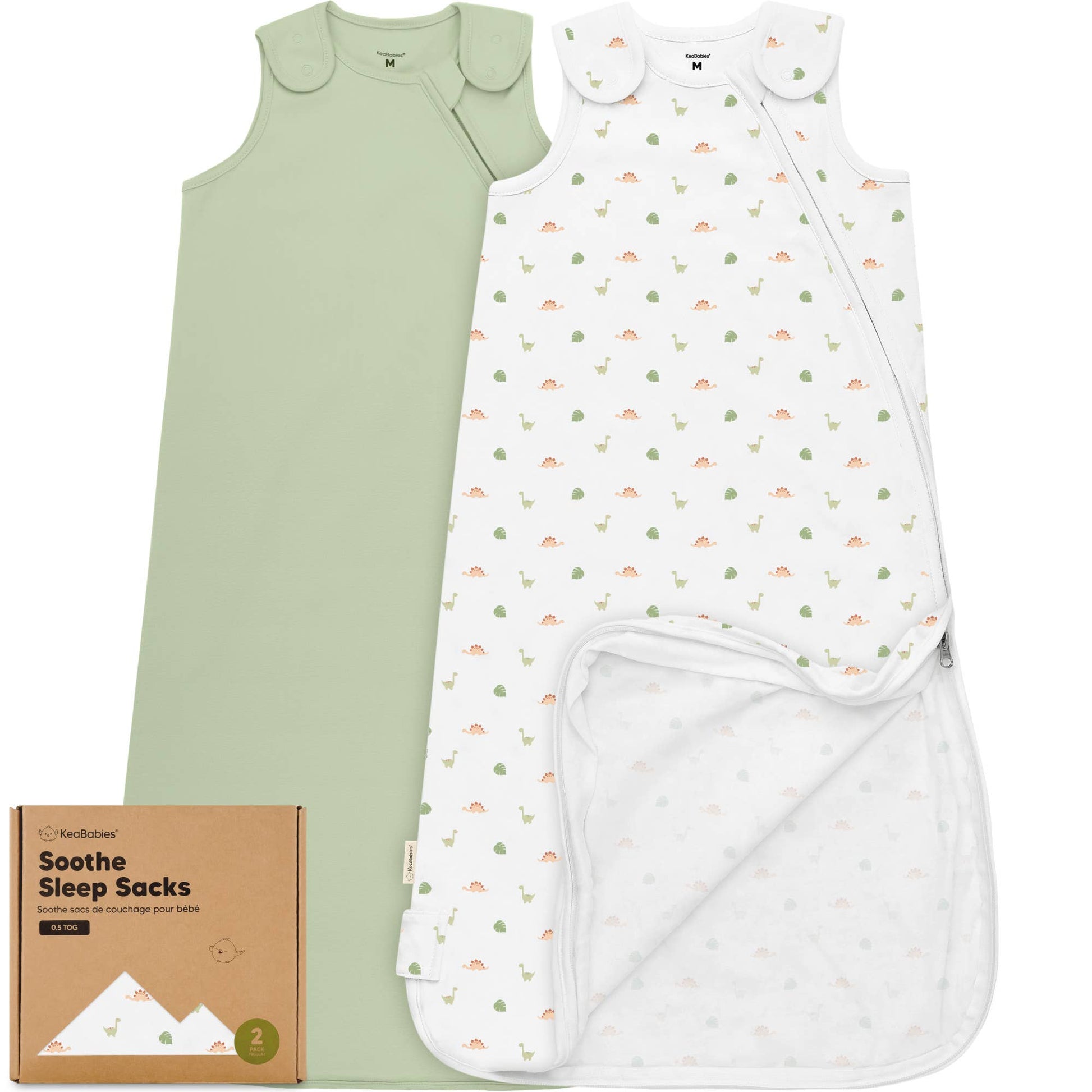 KeaBabies - Soothe Sleep Sack, Baby Wearable Blanket (6-18mos) KeaBabies