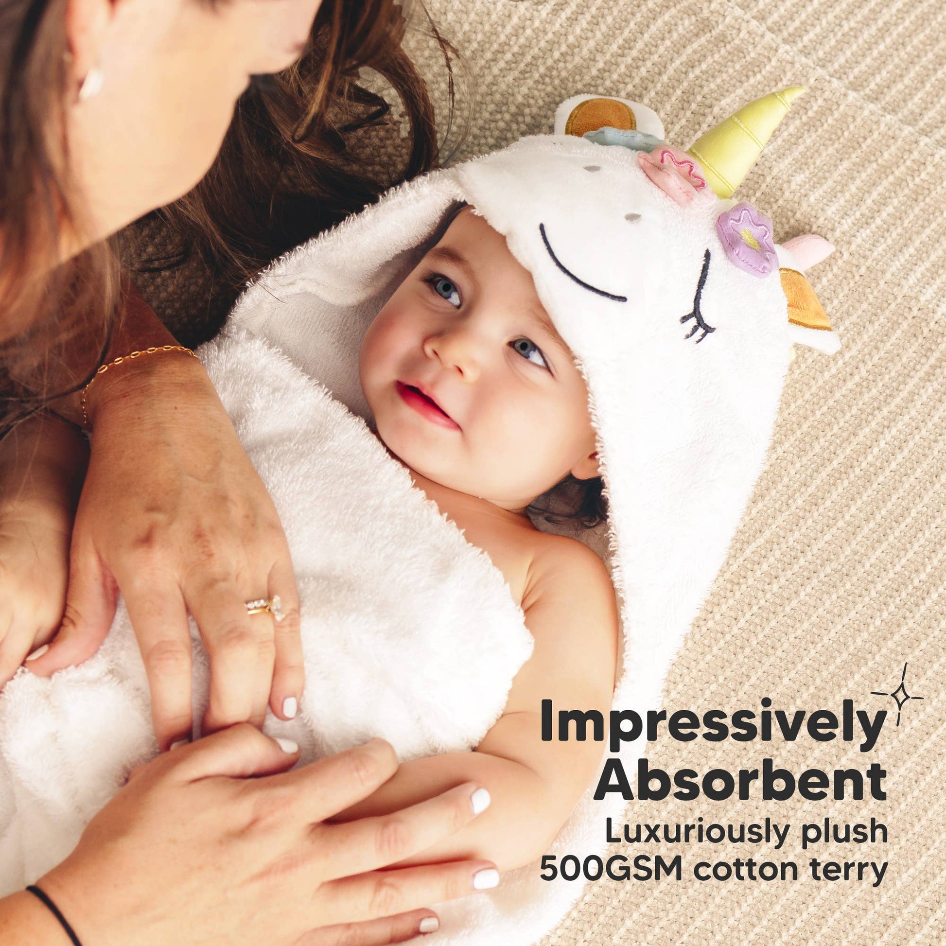 KeaBabies - Playpals Hooded Baby Bath Towels KeaBabies
