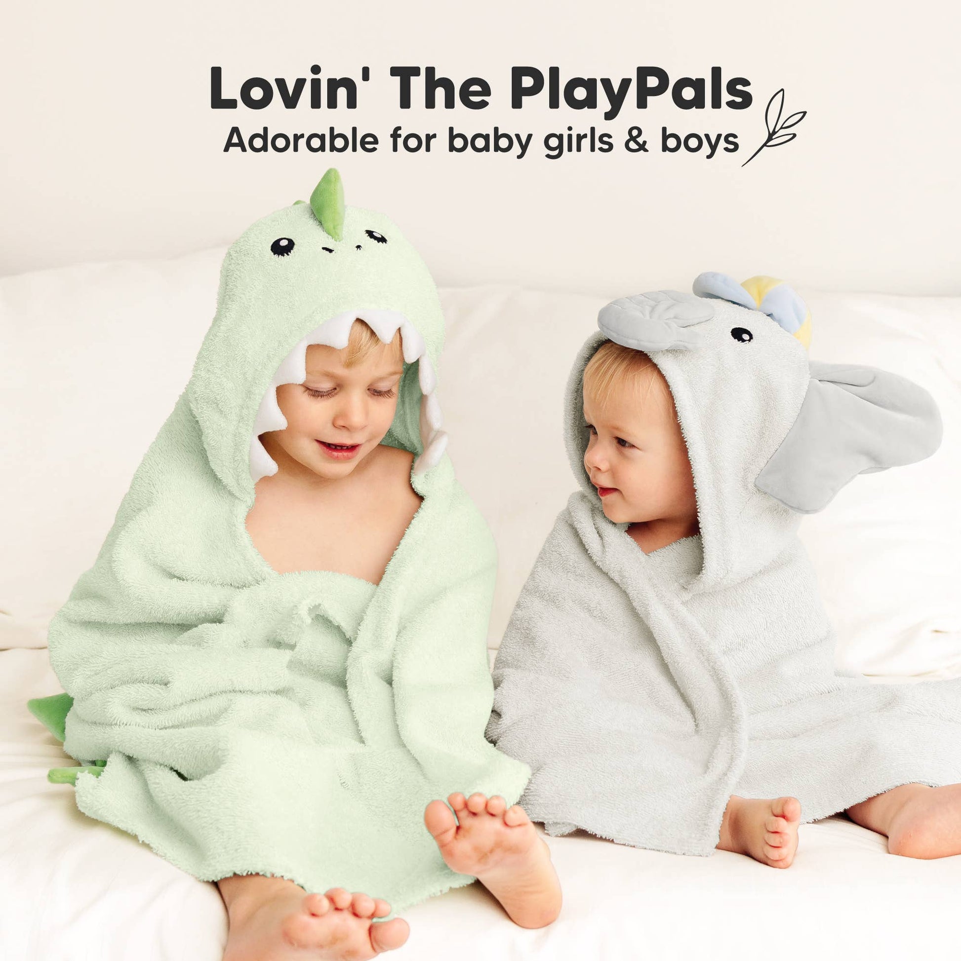 KeaBabies - Playpals Hooded Baby Bath Towels KeaBabies