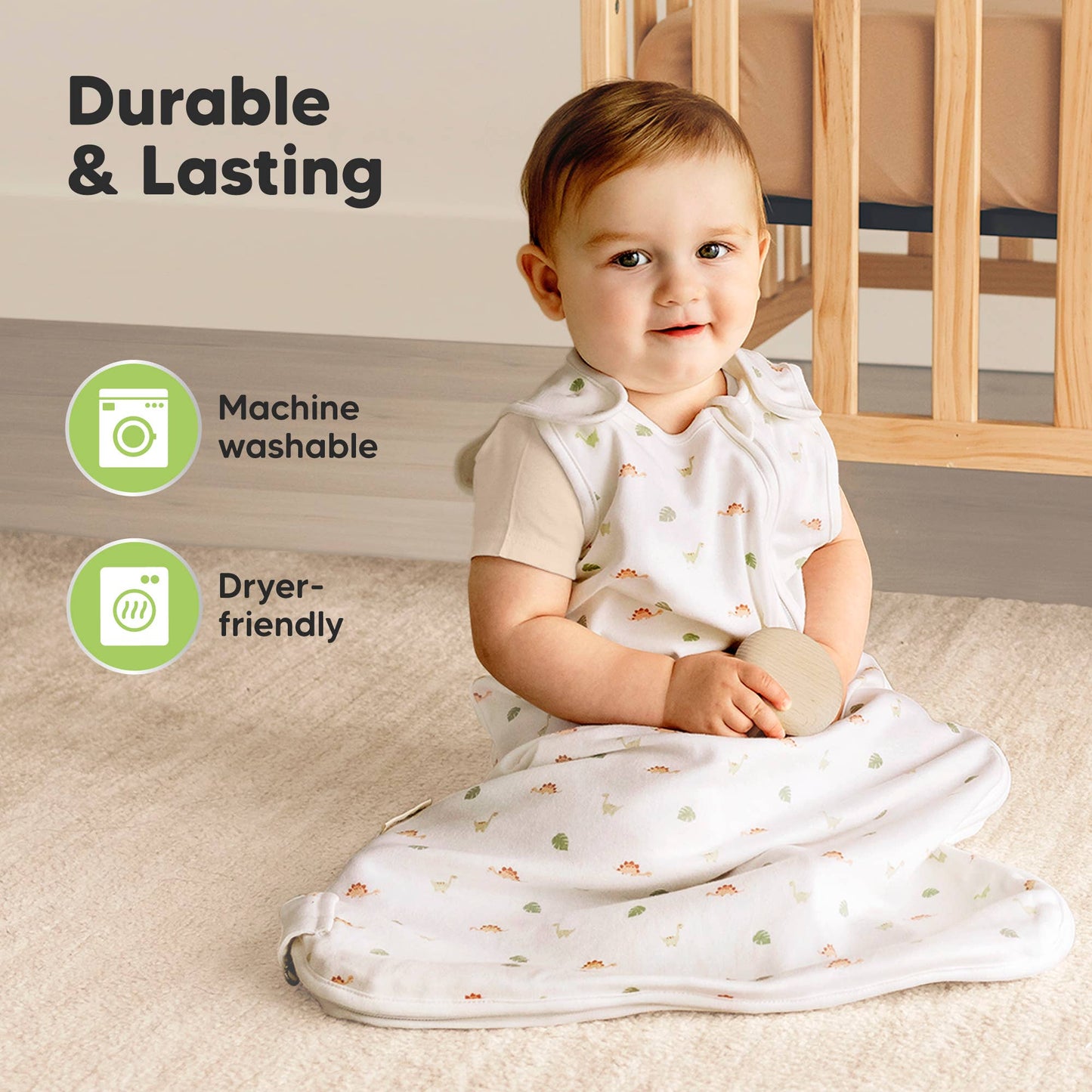 KeaBabies - Soothe Sleep Sack, Baby Wearable Blanket (6-18mos) KeaBabies