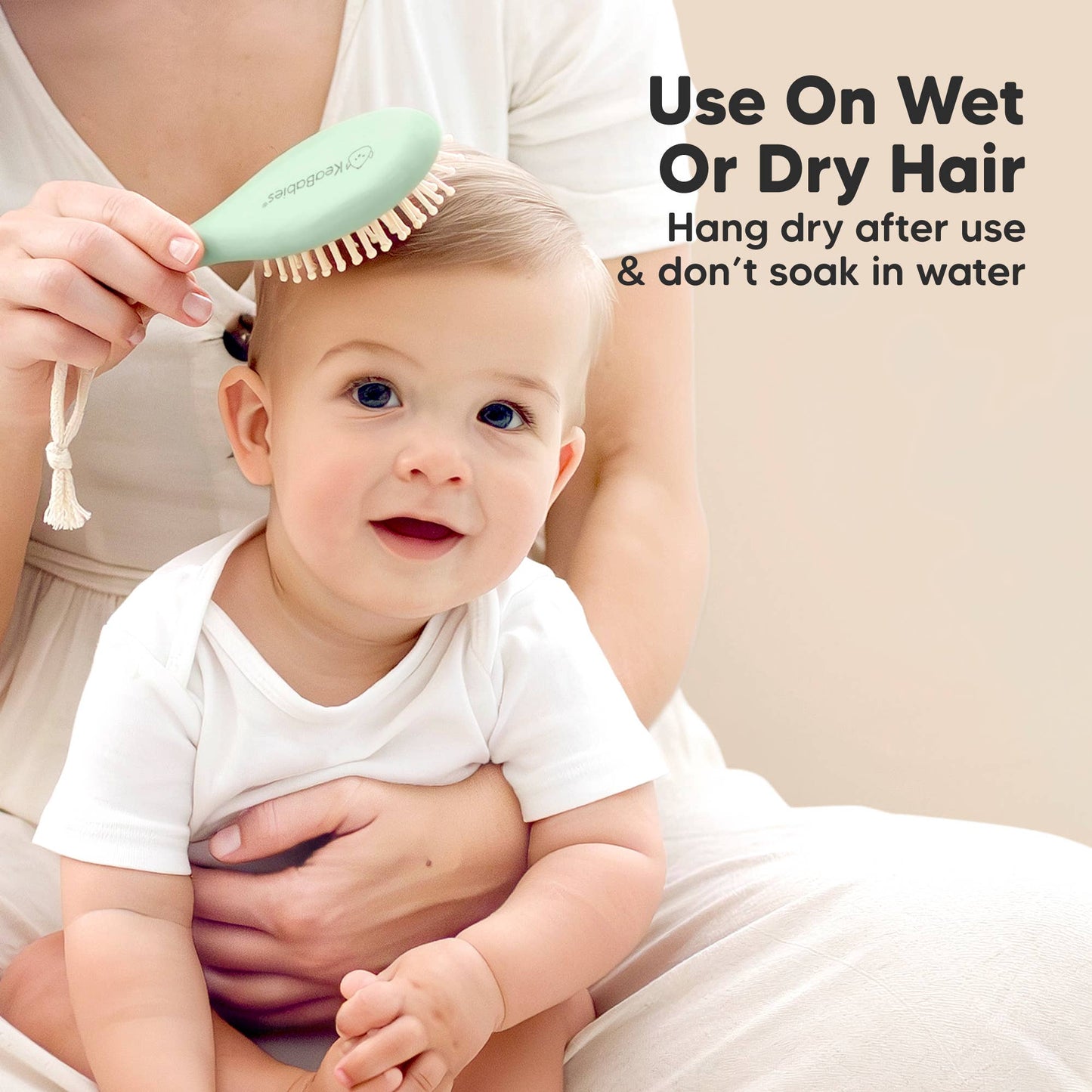 KeaBabies - Baby Hair Brush and Comb Set KeaBabies