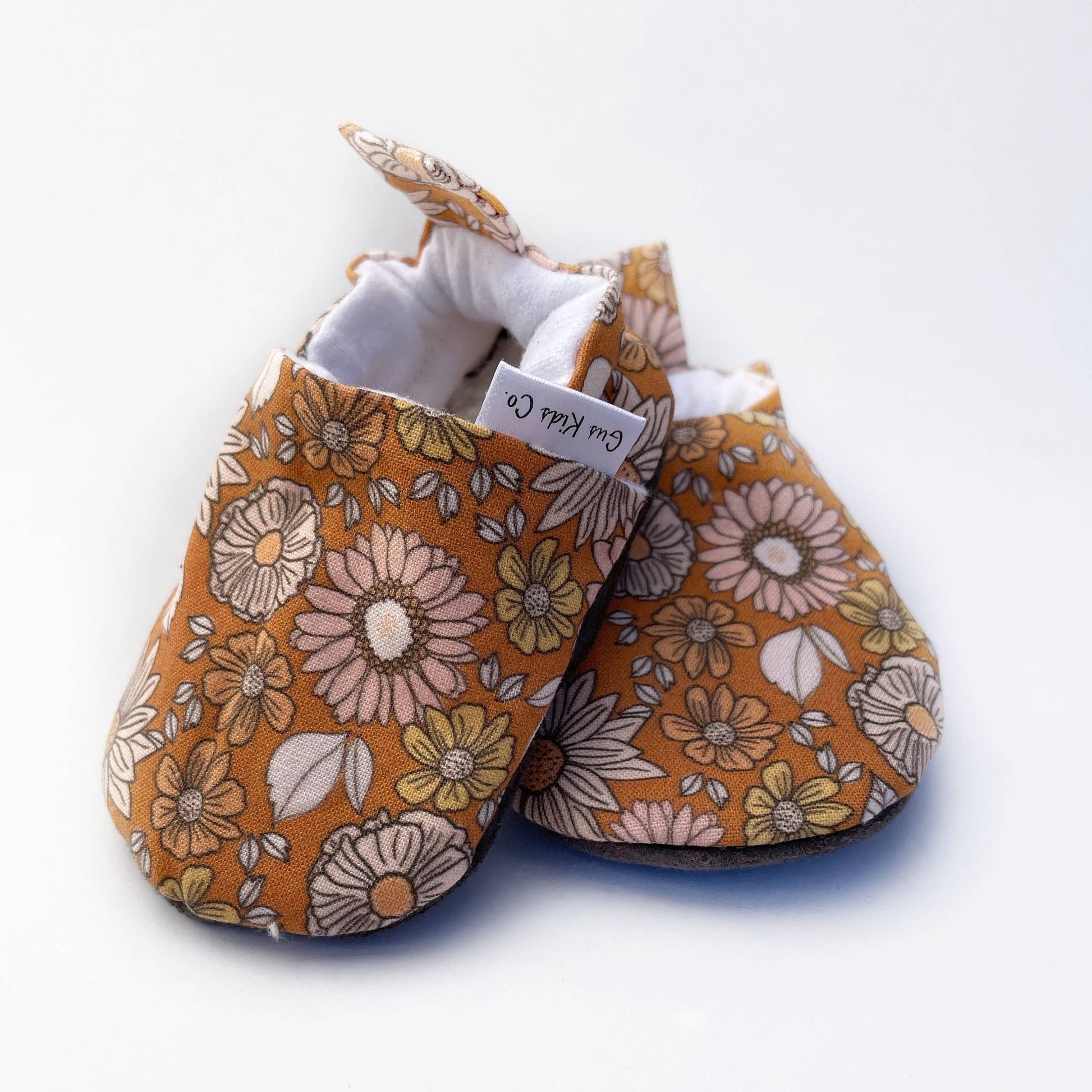 Gus Kids Co. - Autumn Retro Floral Baby Shoes Gus Kids Co.