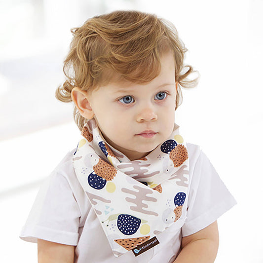 Kinderspel - Adjustable Bandana Scarf Bib with Organic Cotton Lining